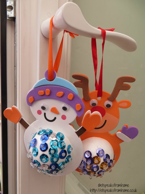 Easy Christmas Crafts with Children - ET Speaks From Home