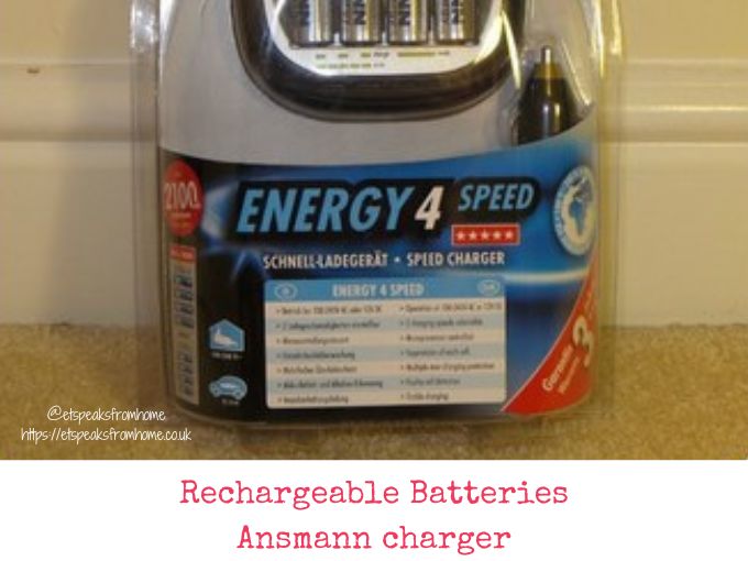 Rechargeable Batteries Ansmann charger