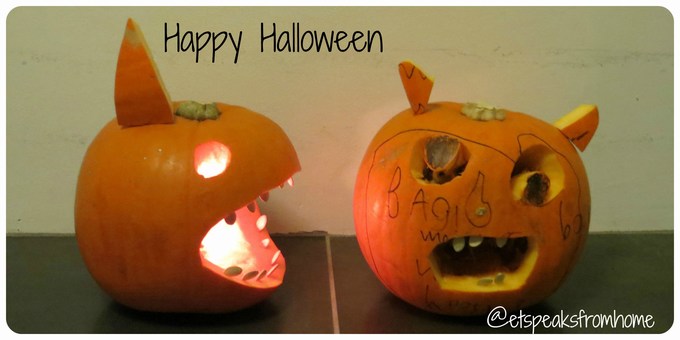Halloween Pac Man Teething Pumpkin