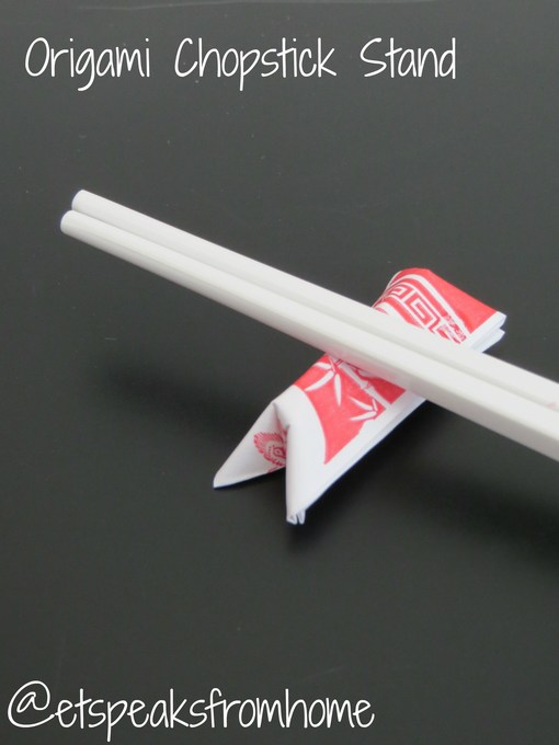 Origami Chopstick stand