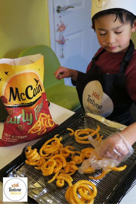 kids teatime takeover curly fries