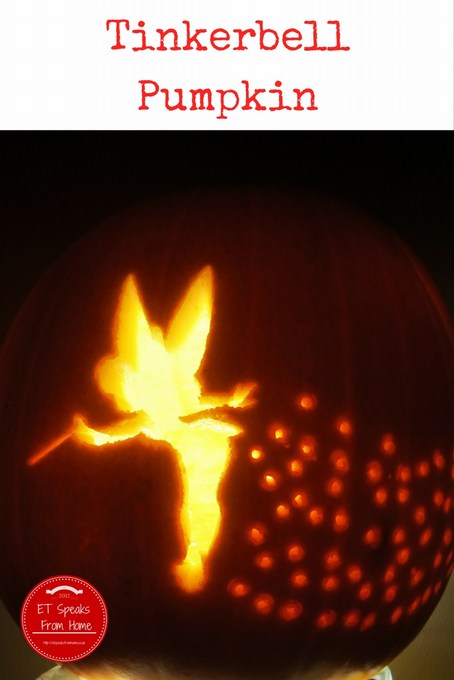 Halloween Pumpkin Carving Challenge Tinkerbell pumpkin