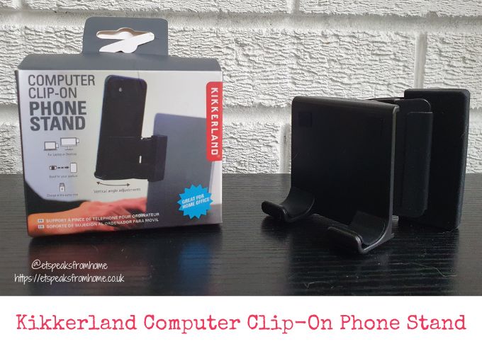 Kikkerland Computer Clip-On Phone Stand review