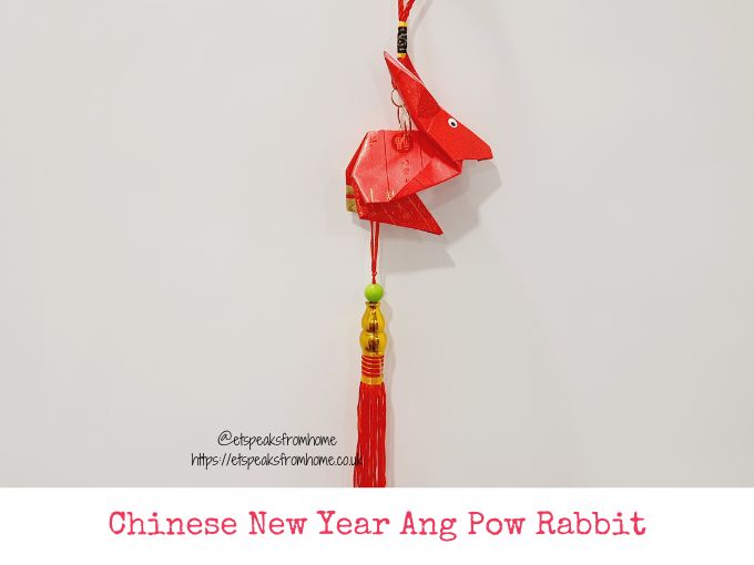 Chinese New Year Ang Pow Rabbit decorate hong bao ang bao