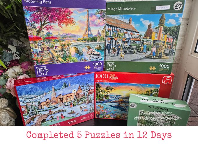 Completed 5 Puzzles in 12 Days