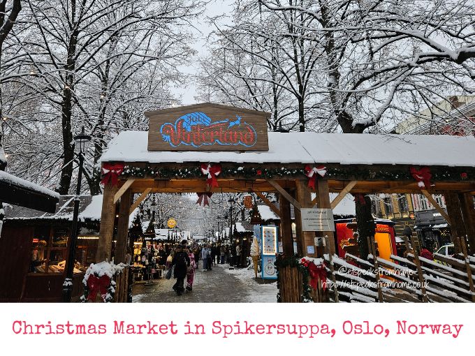 Christmas Market in Spikersuppa, Oslo, Norway