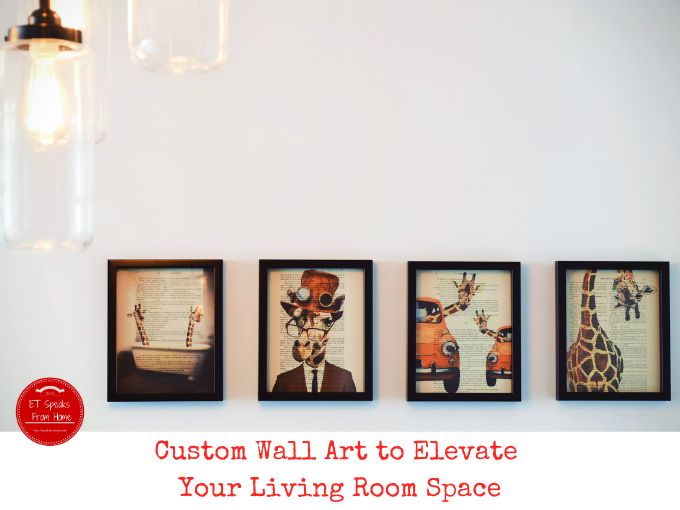 Custom Wall Art to Elevate Your Living Room Space