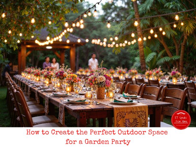 How to Create the Perfect Outdoor Space for a Garden Party