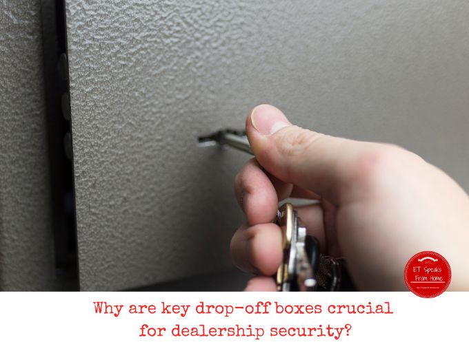 Why are key drop-off boxes crucial for dealership security