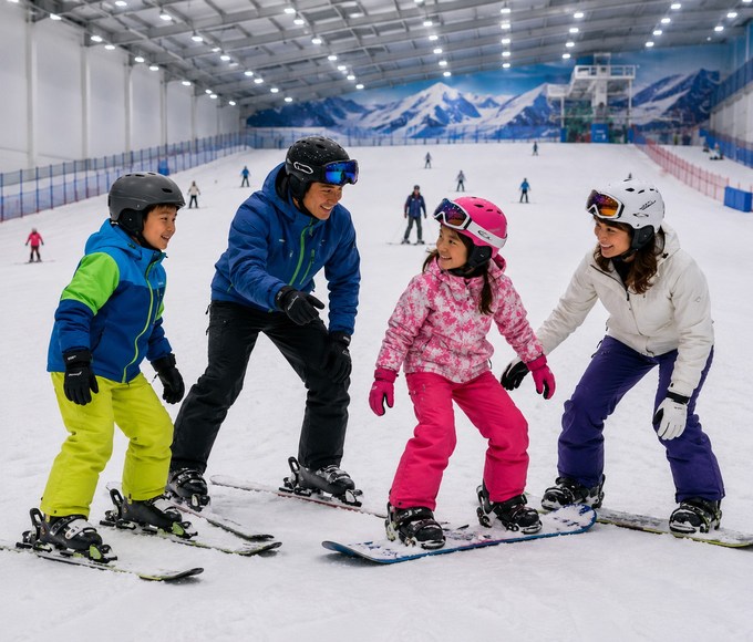 How to Plan a Fun Indoor Skiing or Snowboarding Date